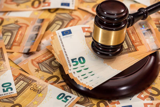 istock judge hammer gavel on 50 Euro banknotes 1312770373