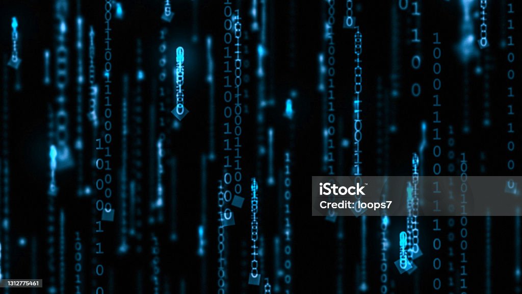 Binary Code Background Stock Illustration - Download Image Now ...