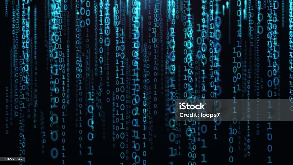Binary Code Background Stock Illustration - Download Image Now ...