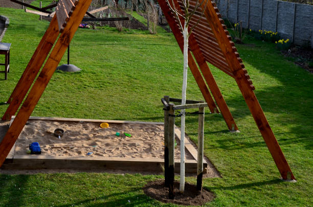 istock construction of a pergola shading the kindergarten playground 1312780892