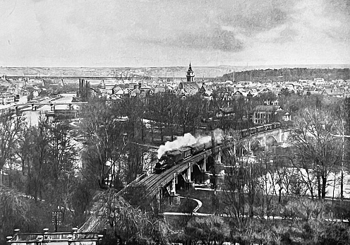 Classic Black and White view of England