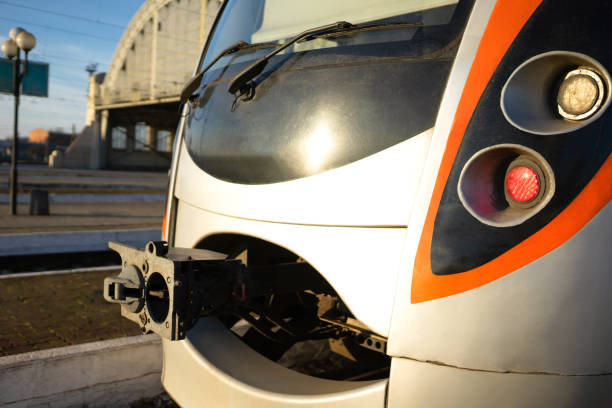 istock High speed train at the railway station. Modern intercity passenger train on the railway platform 1312784419