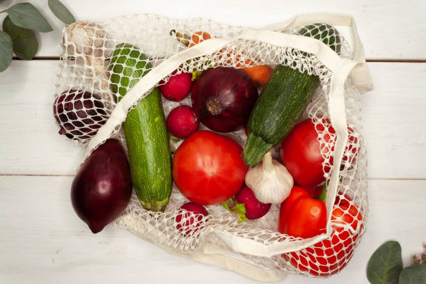 istock Vegetables and Fruits on white background 1312785052