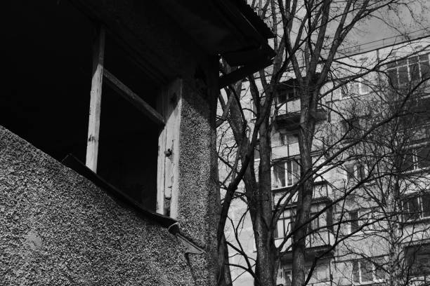 istock Old residential building part view 1312788272