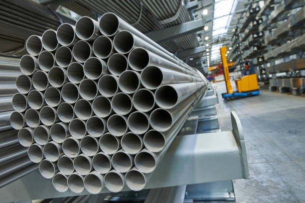 istock steel warehouse and steel profiles 1312788423