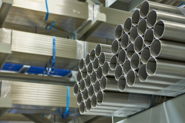 istock steel warehouse and steel profiles 1312789166