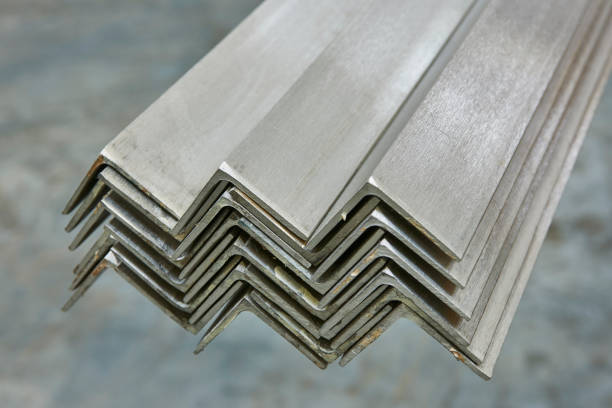 steel warehouse and steel profiles detail