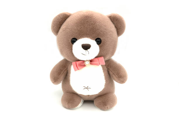 istock Toy teddy bear isolated on white background. 1312790324