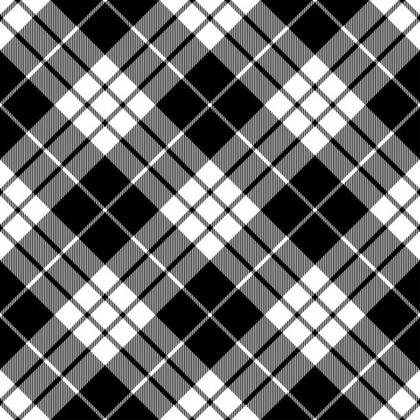 2,900+ Black And White Plaid Illustrations, Royalty-Free Vector ...