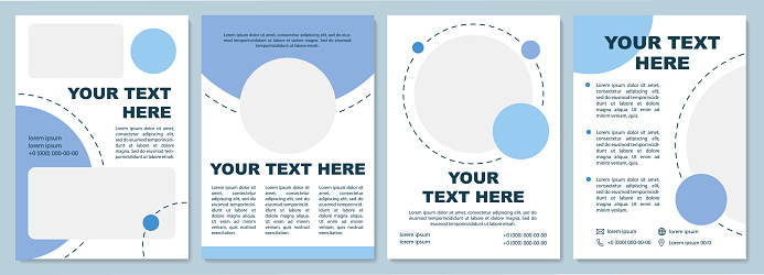 Colored geometric brochure template. Flyer, booklet, leaflet print, cover design with copy space. Corporate modern presentation. Vector layouts for magazines, annual reports, advertising posters