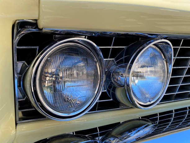 istock Classic American car detail 1312798876