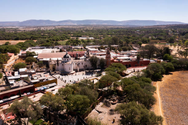 istock High angle view of Atotonilco, Mexico 1312799577