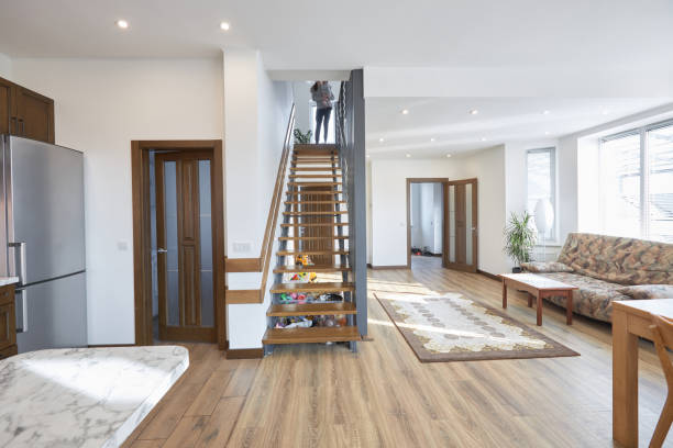 istock Modern scandinavian home interior house design 1312800300