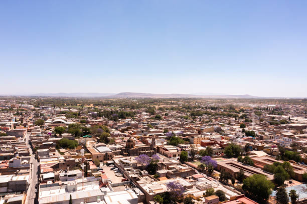 istock High angle view of Dolores Hidalgo in Mexico 1312800346