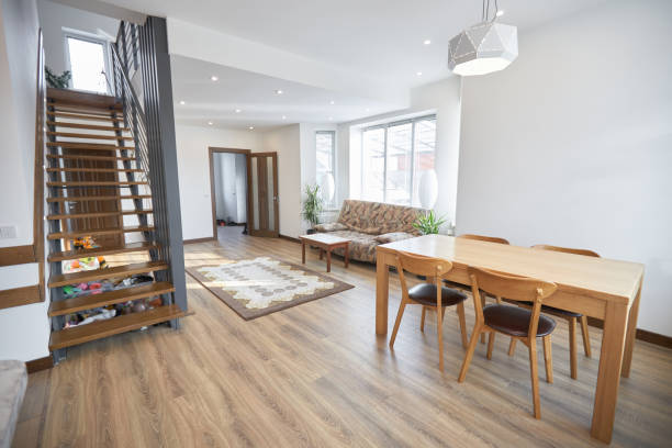istock Modern scandinavian home interior house design 1312800375