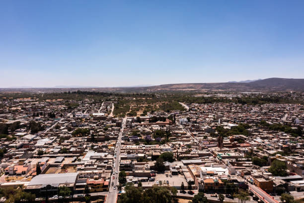istock High angle view of Dolores Hidalgo in Mexico 1312800397