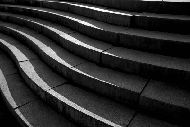 istock Abstract architecture design of cement stairway 1312801436