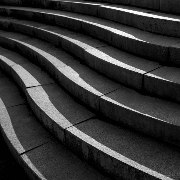 istock Abstract architecture design of cement stairway 1312801465