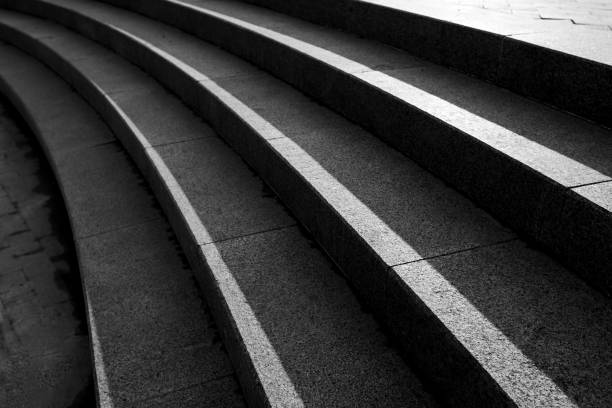 istock Abstract architecture design of cement stairway 1312803160