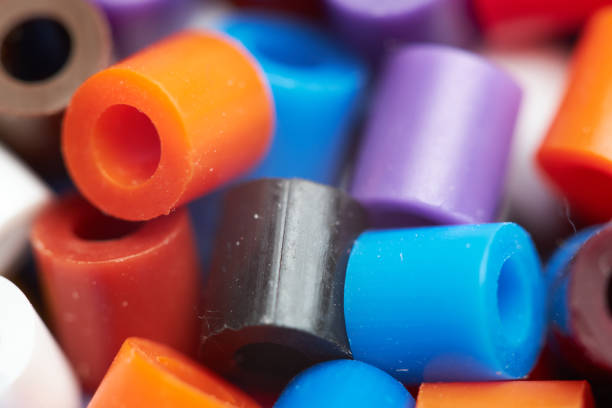 istock Colorful background made of plastic beads 1312804747