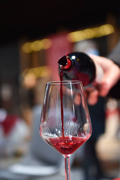 istock Italy Tuscany red wine tasting called Supertuscan Sassicaia 1312807873