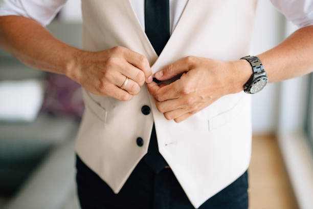 istock Midsection Of Man Wearing Blazer 1312813415