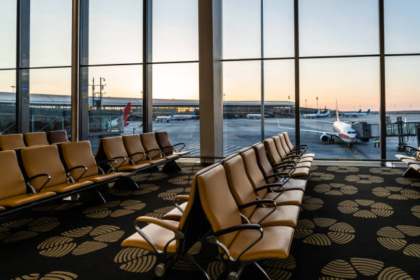 istock View of Empty Airport Terminal Waiting Area 1312815718