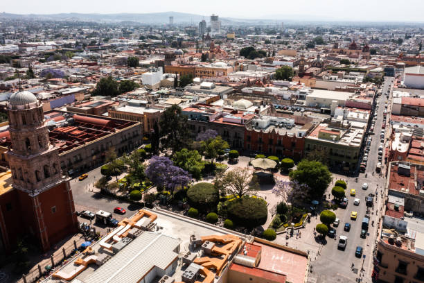 istock High angle view of Queretaro city, Mexico 1312817085