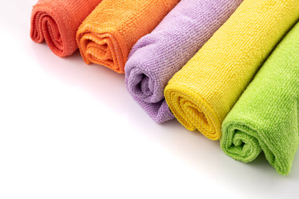 istock micro fiber rolled texture close-up colorfull 1312817106