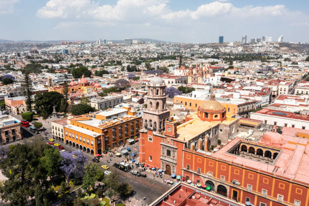 istock High angle view of Queretaro city, Mexico 1312817180