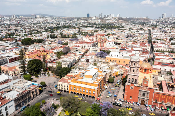 istock High angle view of Queretaro city, Mexico 1312817184