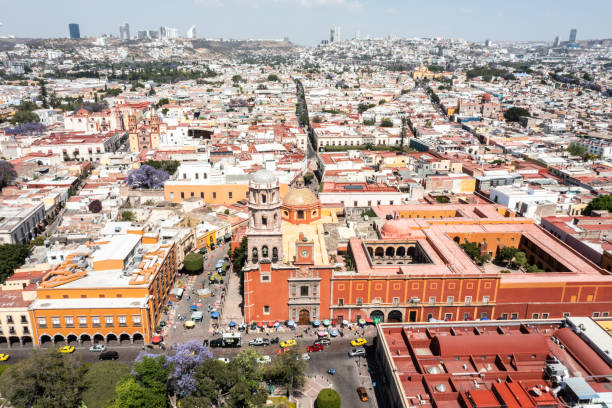 istock High angle view of Queretaro city, Mexico 1312817188