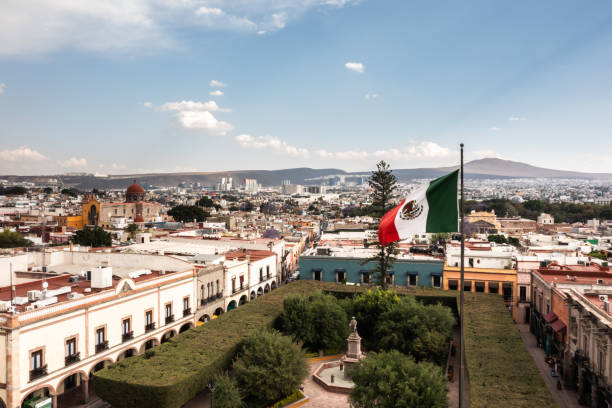 istock High angle view of Queretaro city, Mexico 1312818351