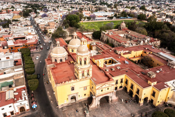 istock High angle view of Queretaro city, Mexico 1312818776