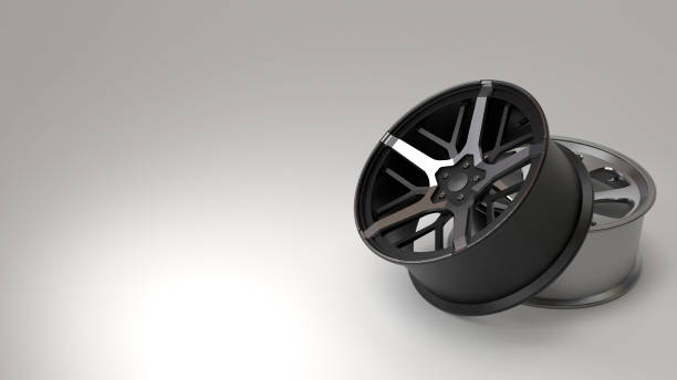 istock 3d animation of wheels on a white background 1312820658