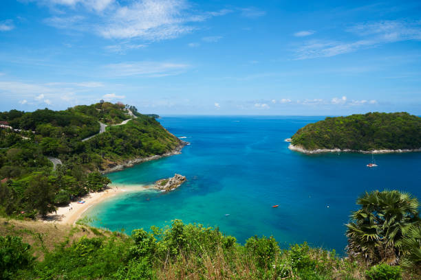 istock Scene of Phromthep cape and Yanui beach from Phuket viewpoint 1312828521