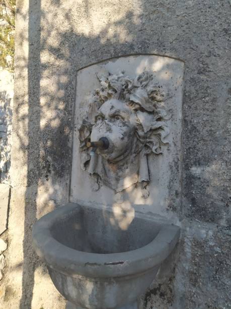 History Italy Fountain at the castle gemona del friuli stock pictures, royalty-free photos & images