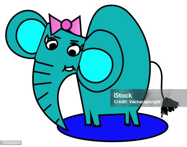 Giant Fat Elephant In Female Eye With Bow Stock Illustration - Download Image Now - Animal, Art, Cartoon - iStock Giant Fat Elephant In Female Eye With Bow Stock Illustration - Download Image Now - Animal, Art, Cartoon - iStock