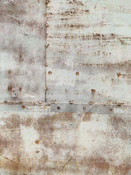istock Rusty metal background with streaks of rust. Corroded metal background. Rust stains. Rystycorrosion. 1312844010