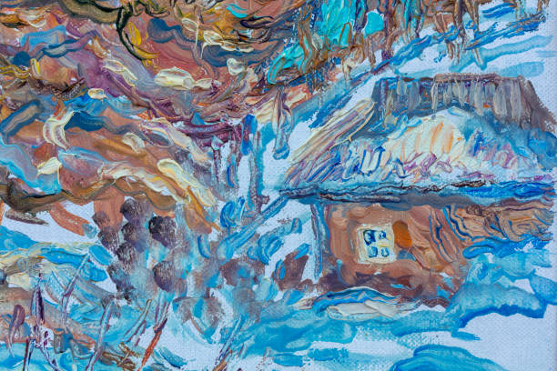 istock landscape, oil painting, handmade drawing 1312853023