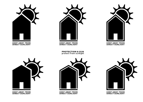 Avoid Direct Sublight Label Product Packaging Labeling Keep Away From Direct Sunlight The Sign Of A ...