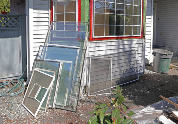 istock Old Windows Removed During a Home Renovation in Canada 1312861902