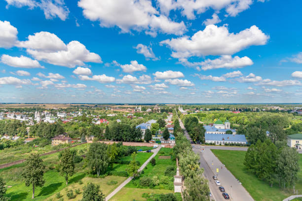 istock Breathtaking aerial view on famous town 1312864959