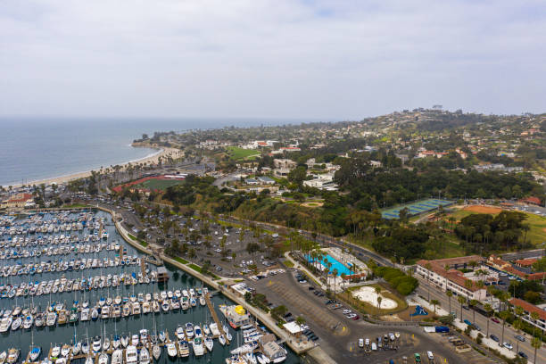 istock Aerial image at Santa Barbara Harbor 1312865101