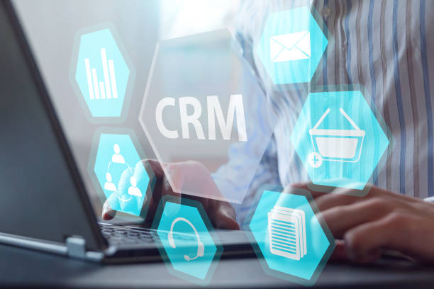 istock CRM customer relationship management, business internet techology concept, businessman working with crm system in laptop 1312868119