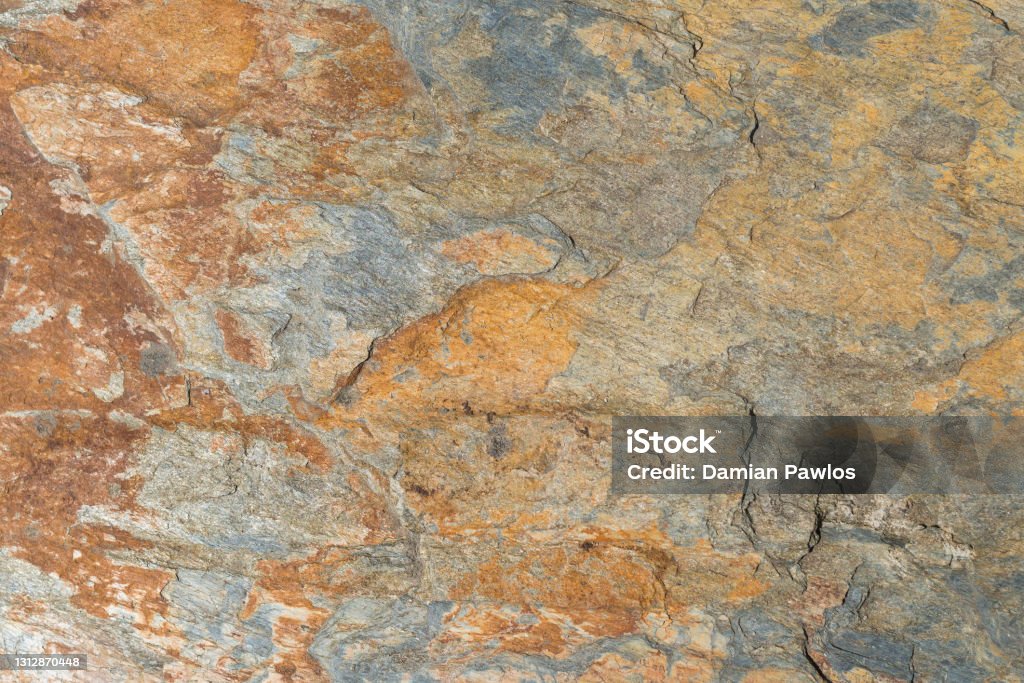 Stone Image Rusty Colorful The Texture Of Rough Stone Wall Covered With Rust As A Solid Background ...