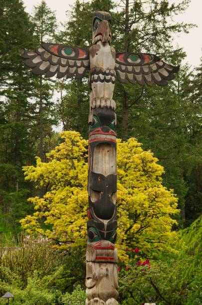 istock Colorful Totem pole in Canada 1312875850