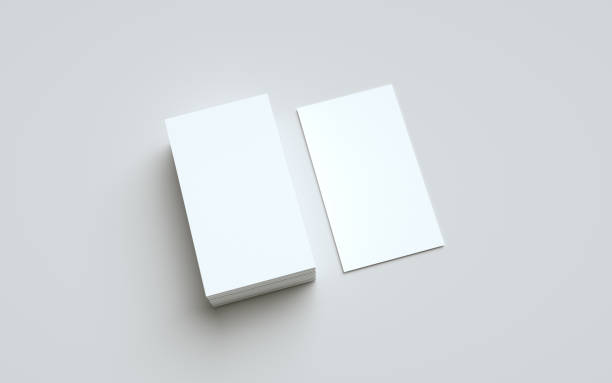 istock Business Card Mock-Up (US 3.5 x 2) - One Stack of Cards & a Card 1312878785