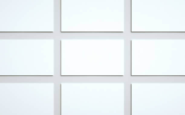 istock Business Card Mock-Up (US 3.5 x 2) - Multiple Tiled Cards 1312878812