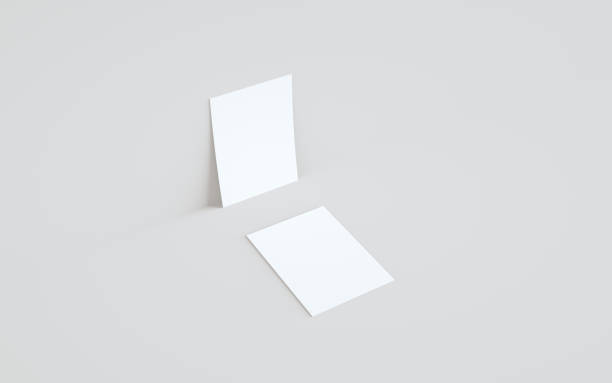 istock A6 Flyer / Brochure Mock-Up - Two Flyers Against Wall Background 1312878829